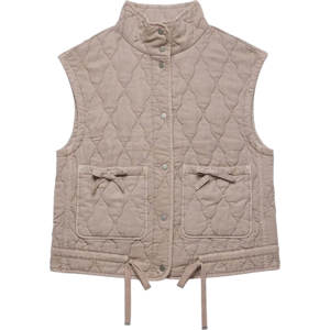 Mint Velvet Washed Pink Quilted Gilet